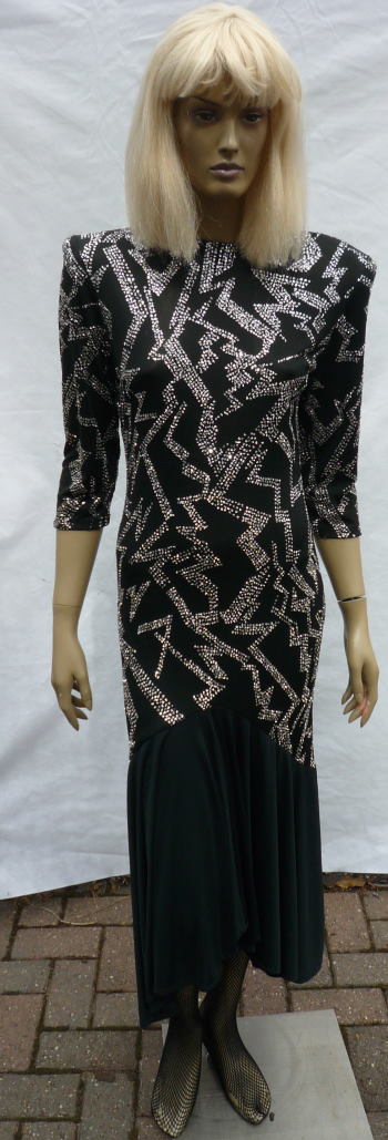 80's Crystal Carrington Dynasty Dress - For Hire