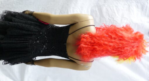 80's Vintage Cyndi Lauper , Black Lace Dress - For Hire - Image 3