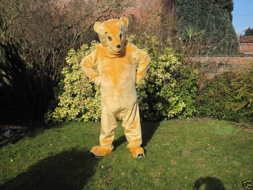 Mascot - Light Gold Teddy Bear - For Hire