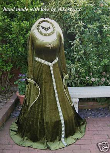 Medieval - Olive Green size 14-18 - For Hire