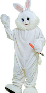 Easter Bunny / White Rabbit Mascot Costume - For Hire