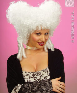 Baroque Noblewoman Wig - "White Heart"