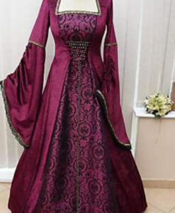 Medieval Gown - Wine - For Hire