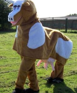 Mascot - Pantomime Cow - Brown - For Hire