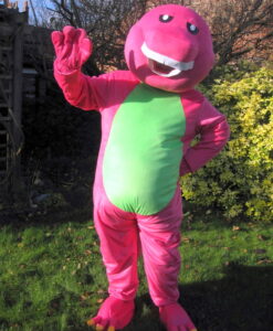 Dinosaur - Pink , Barney - For Hire