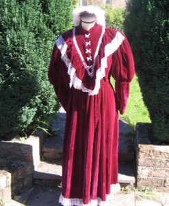 Victorian / Edwardian - Burgundy SIZE 14-16