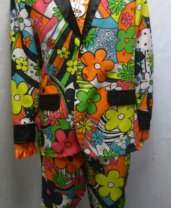Bright Flower Pimp Suit XL 48" chest - For Hire