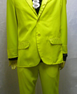 0's LUMINOUS Yellow Pimp Suit , 44" chest - For Hire