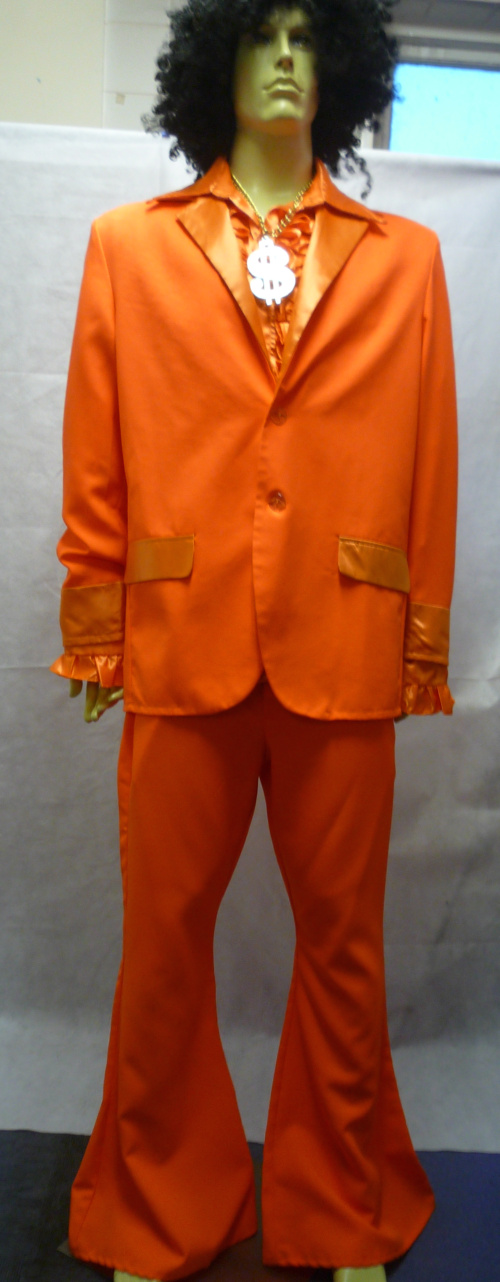 70's Dumb and Dumber Orange Suit 44"-46" - For Sale