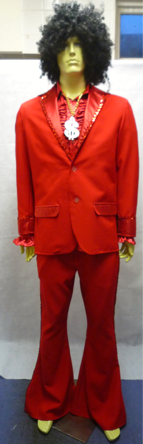 Deluxe Red Sequin Devil / Pimp - 42" - For Hire