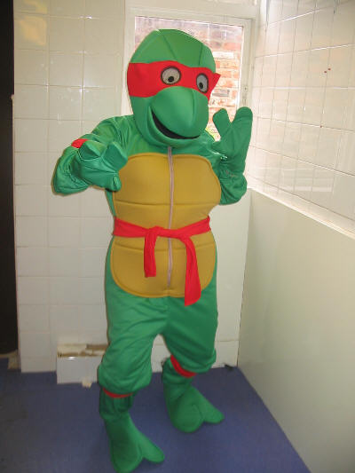 Mascot - Turtles , 1980's - 4 colours - For Hire