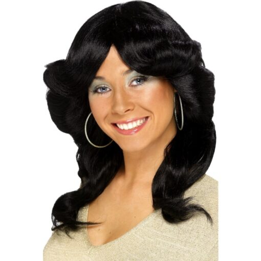 70's Flick Wig - available in 3 colours. - Image 2