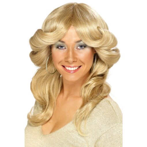 70's Flick Wig - available in 3 colours.