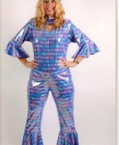 70's Disco Catsuit - blue - For Hire
