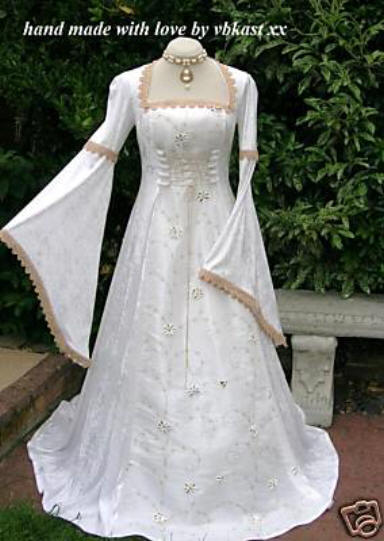 Medieval Wedding Gown - For Hire