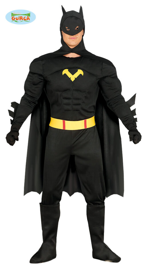 Black Superhero - Muscle Chest
