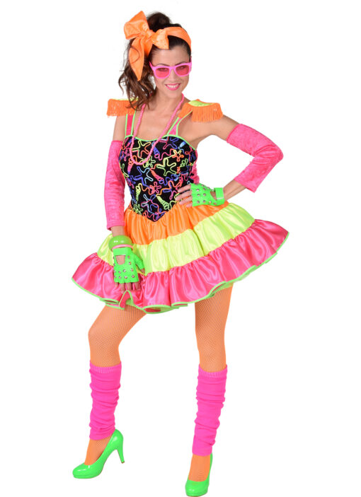 80's Neon Rara Costume