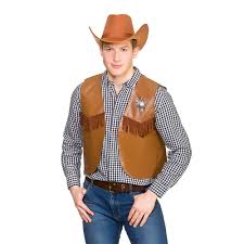 Cowboy Waistcoat - Brown