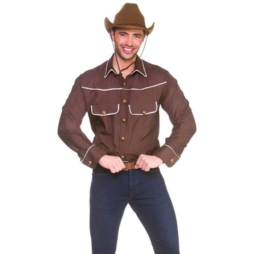Cowboy Shirt - Brown