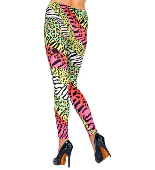 80's Wild Print Leggings - Image 2