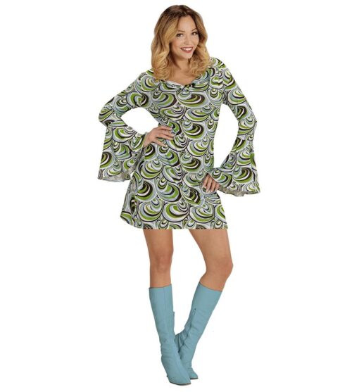 70's "Wave" Dress - Image 3