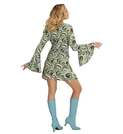 70's "Wave" Dress - Image 4