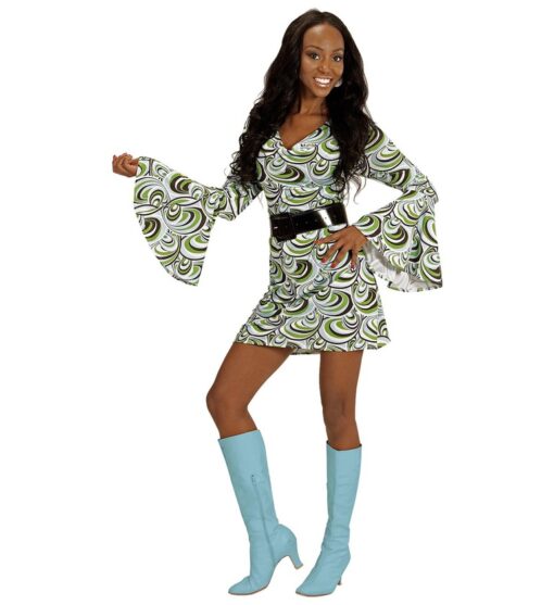 70's "Wave" Dress