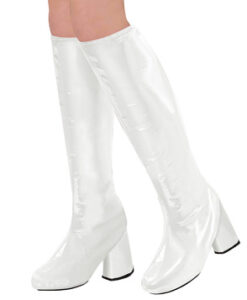 60's / 70's Go Go Boot Covers - White