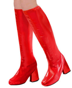 60's / 70's Go Go Boot Covers - Red