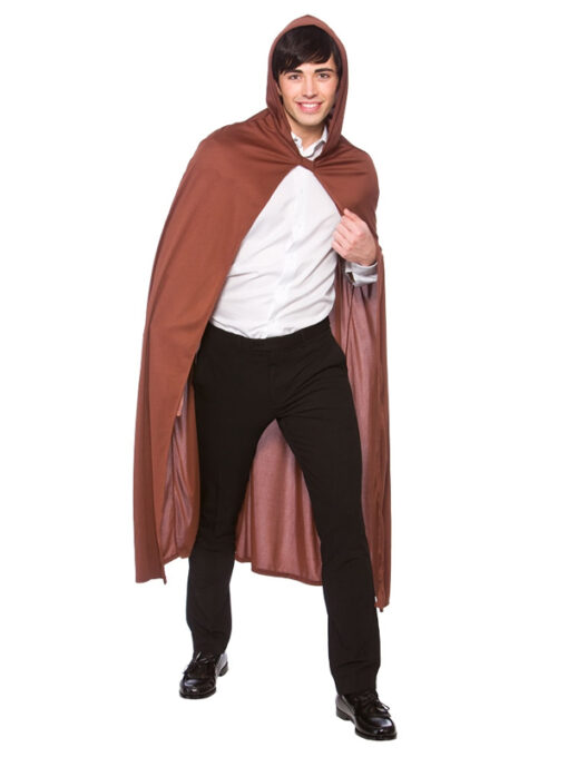 Hooded Cloak - Brown