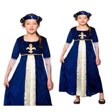 Medieval / Tudor Girl - Blue