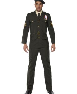 Wartime Officer - Gents , Green