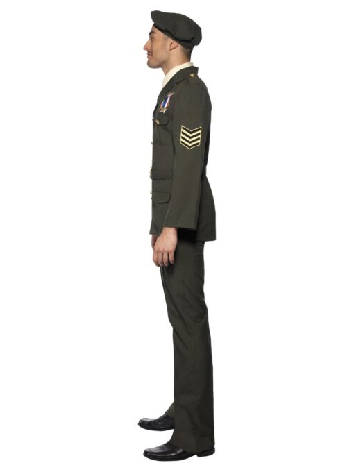 Wartime Officer - Gents , Green - Image 2