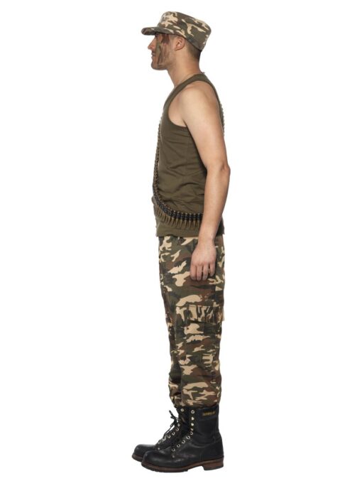 Deluxe Khaki Camo Costume - Male - Image 2