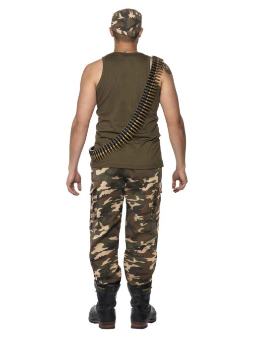 Deluxe Khaki Camo Costume - Male - Image 3