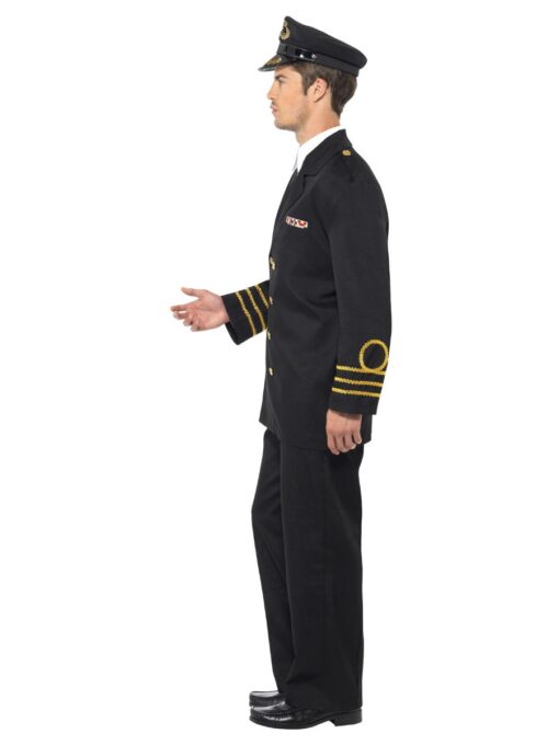 Navy Officer - Gents , Black - Image 2