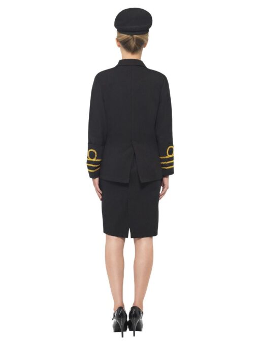 Navy Officer - Ladies , Black - Image 3