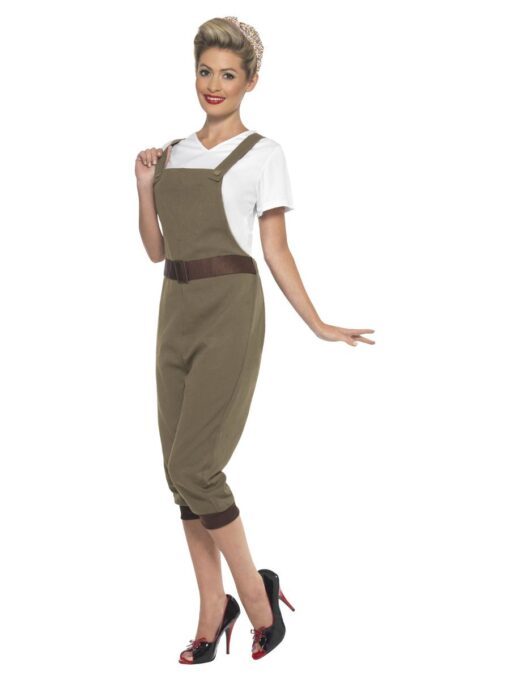 40's Land Army - Khaki - Image 2