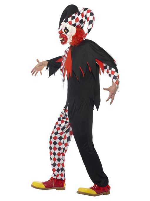 Crazed Jester Costume + Mask - Image 2