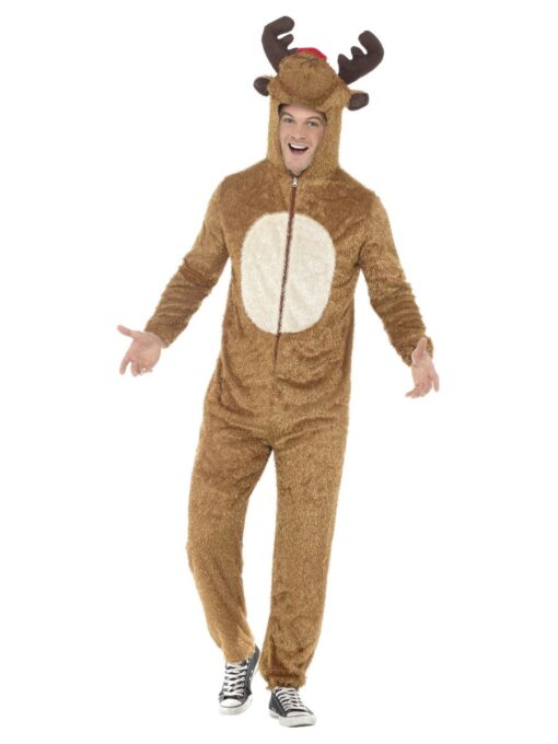 Reindeer Hooded Costume (Deluxe)
