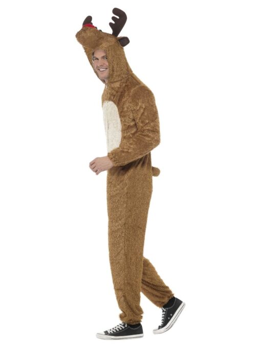 Reindeer Hooded Costume (Deluxe) - Image 3