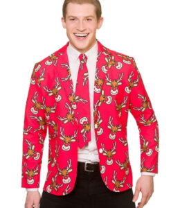 Xmas Jacket & tie - Reindeer