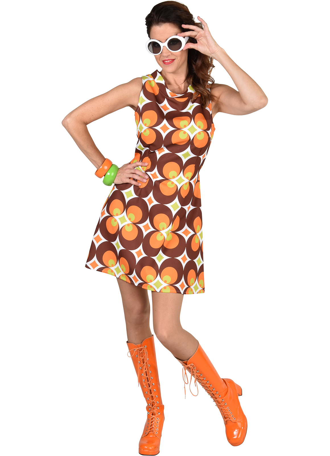 60’s / 70’s Retro Wallpaper Dress – Fantasy World