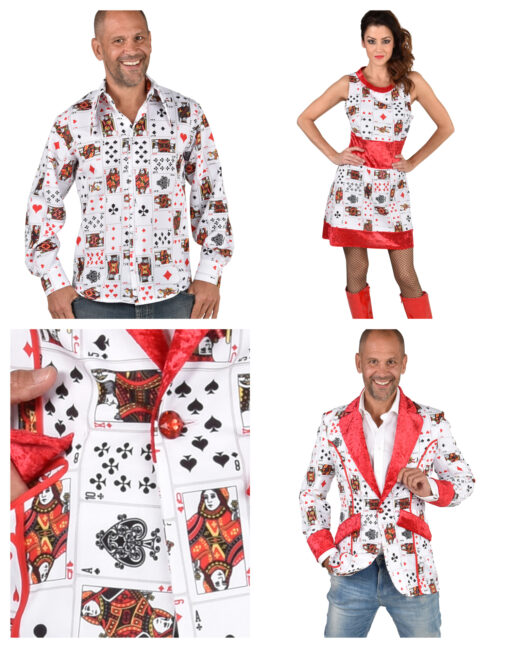 Casino / Poker / Las Vegas Card Players Dress - XS to XXL - Image 3