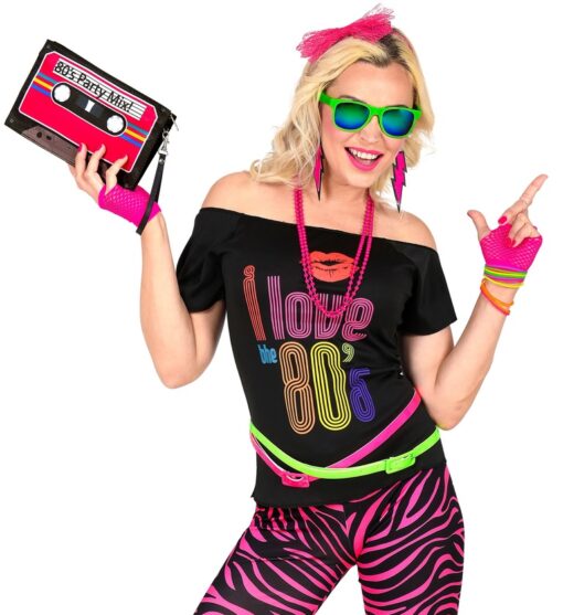 80's Accessories Kit - Pink - Image 3