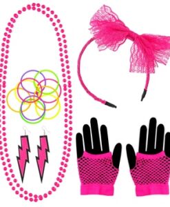 80's Accessories Kit - Pink