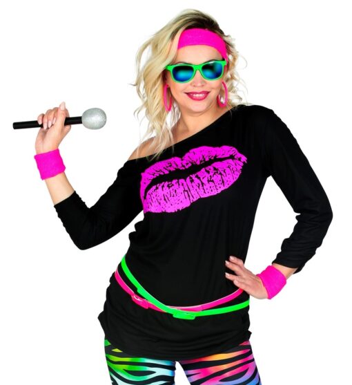 80's T Shirt , Big Lips - Image 3