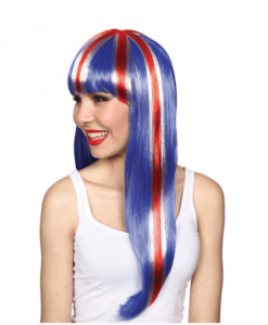 G.B - Union Jack Wig - Long