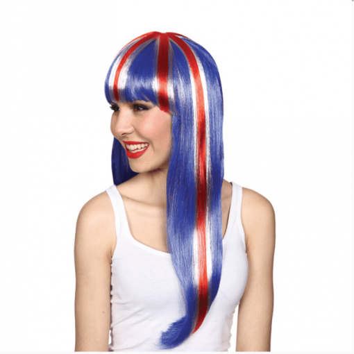 G.B - Union Jack Wig - Long