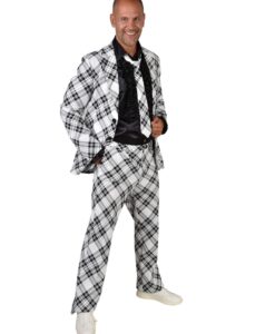 Black / White Checked Suit